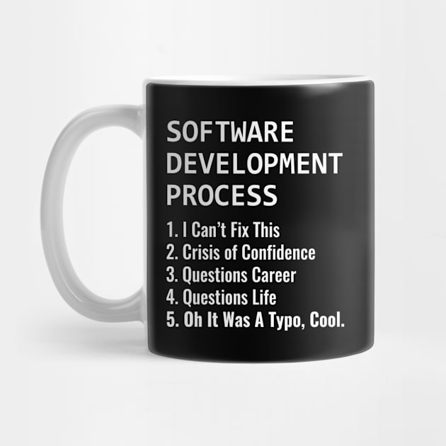 Software Development Process for Software Developer and Coder Humor by tobzz